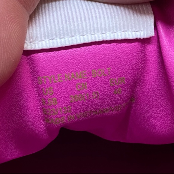 KATE SPADE ♠️ Bolt White & Pink Sneakers 9.5 - Picture 8 of 8